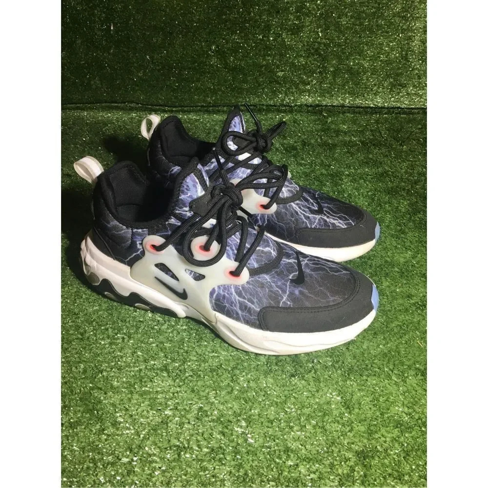 Kids Nike Presto size 7Y/Womens 8.5 react lighting “trouble at home”